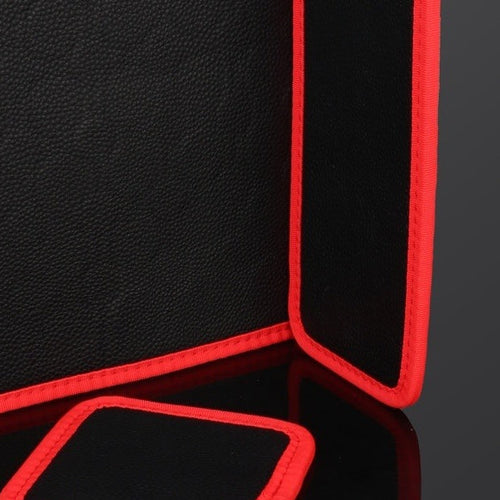 Flexible magnetic pads folded at an angle