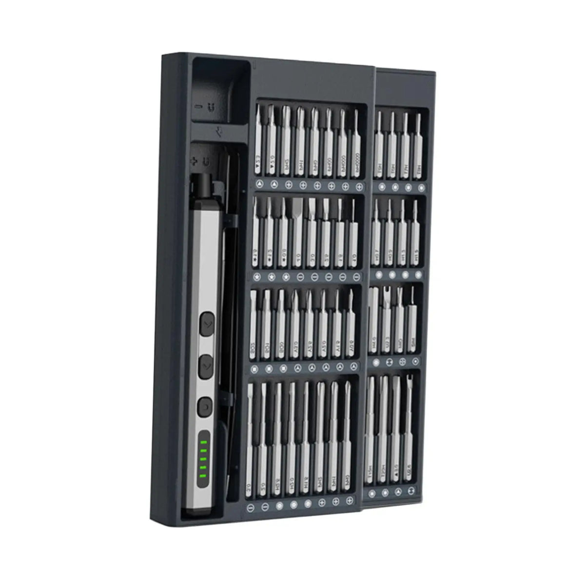 Bit case with 64 magnetic bits