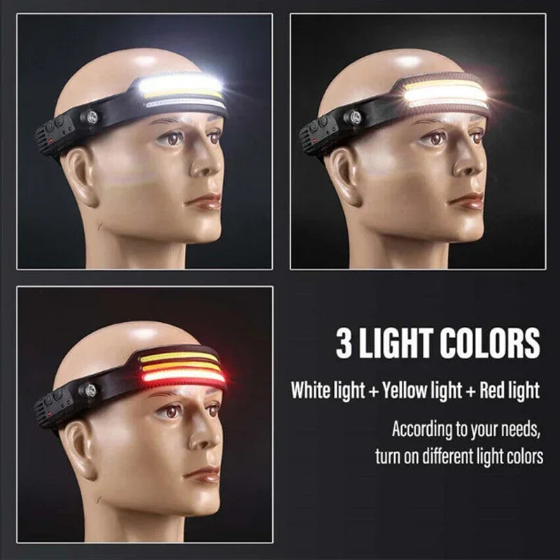 White, yellow and red light modes