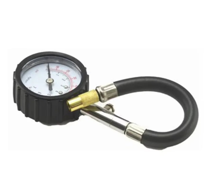 Gauge with flexible hose