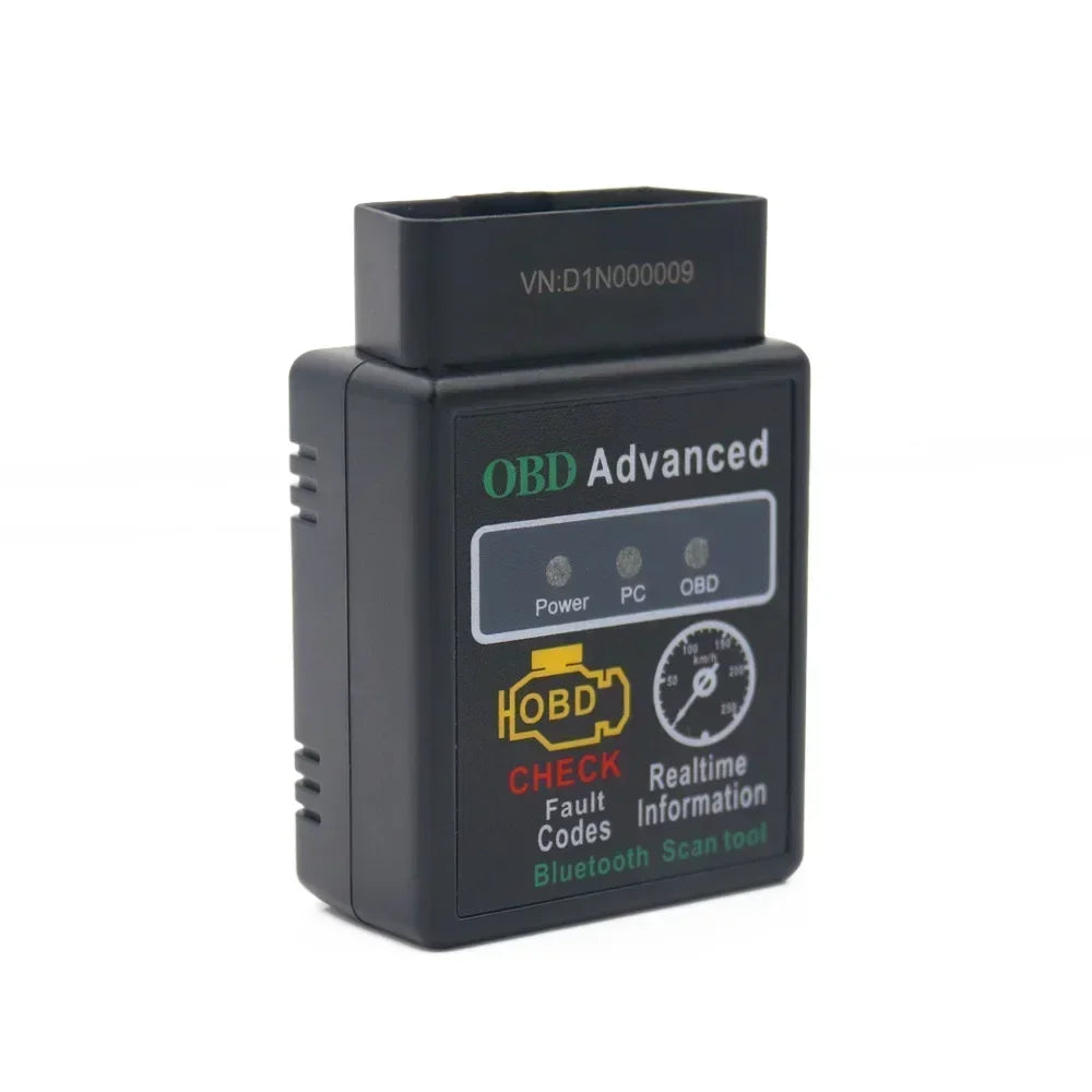 OBD2 scanner angled view
