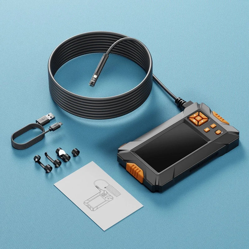 Borescope with semi-rigid cable