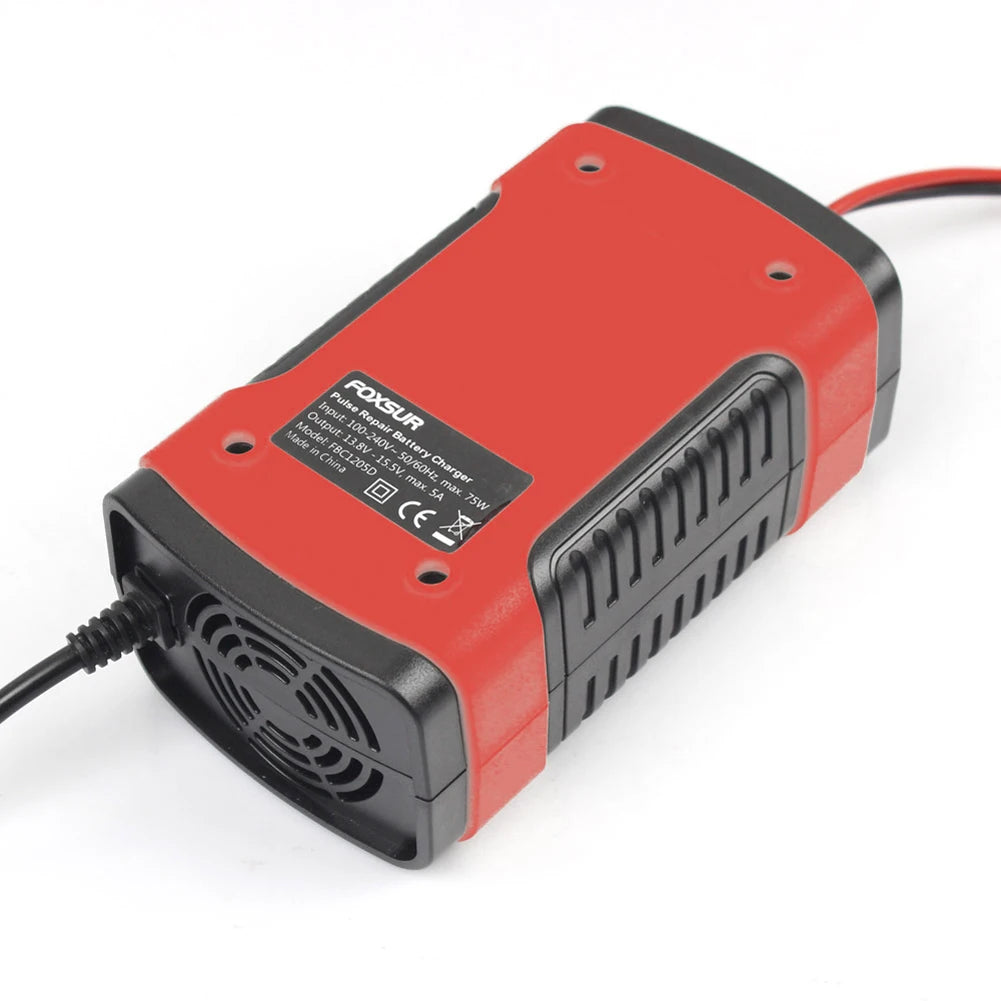 Battery charger rear view