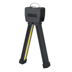 Work light folded on tripod stand