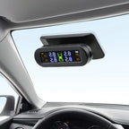 Solar TPMS display on a car dashboard