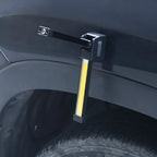 Work light lighting up a wheel arch